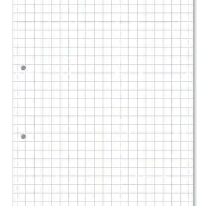 Hamelin Loose Leaf Paper 10mm Squared 1000 Page Punched 2 Hole A4 (Pack of 5) 100104180