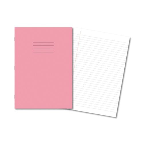 Hamelin Exercise Book 8mm Lined 80 Page A4 Pink (Pack of 50) 100100985