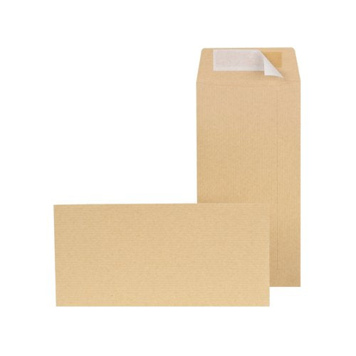 New Guardian DL Strong Pocket Envelopes Peel/Seal 130gsm Manilla (Pack of 500) E26503