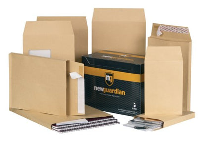 New Guardian C4 Envelopes Gusset 130gsm Manilla (Pack of 100) E27266