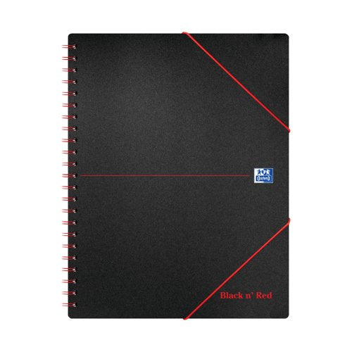 Black n' Red Wirebound Polypropylene Meeting Book 160 Pages A4+ (Pack of 5) 100104323