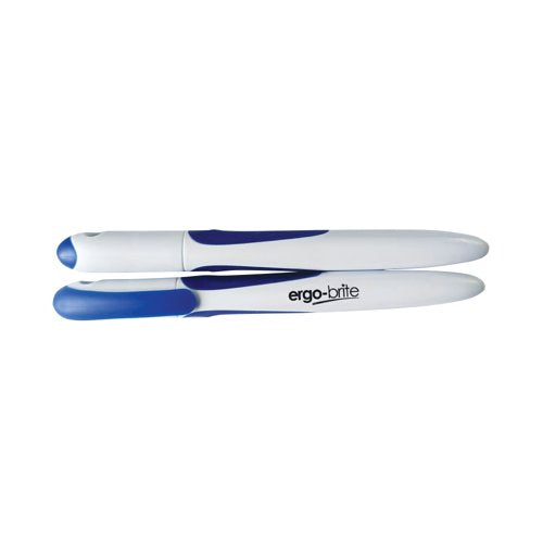 5 Star Ergo-Brite Drywipe Marker Rubber Grip Blue (Pack of 48) WB101-BL