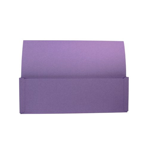 Exacompta Guildhall Double Pocket Legal Wallet Foolscap Mauve (Pack of 25) 37214