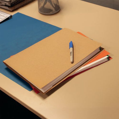 Guildhall Square Cut Folder Mediumweight Foolscap Orange (Pack of 100) FS250-ORGZ