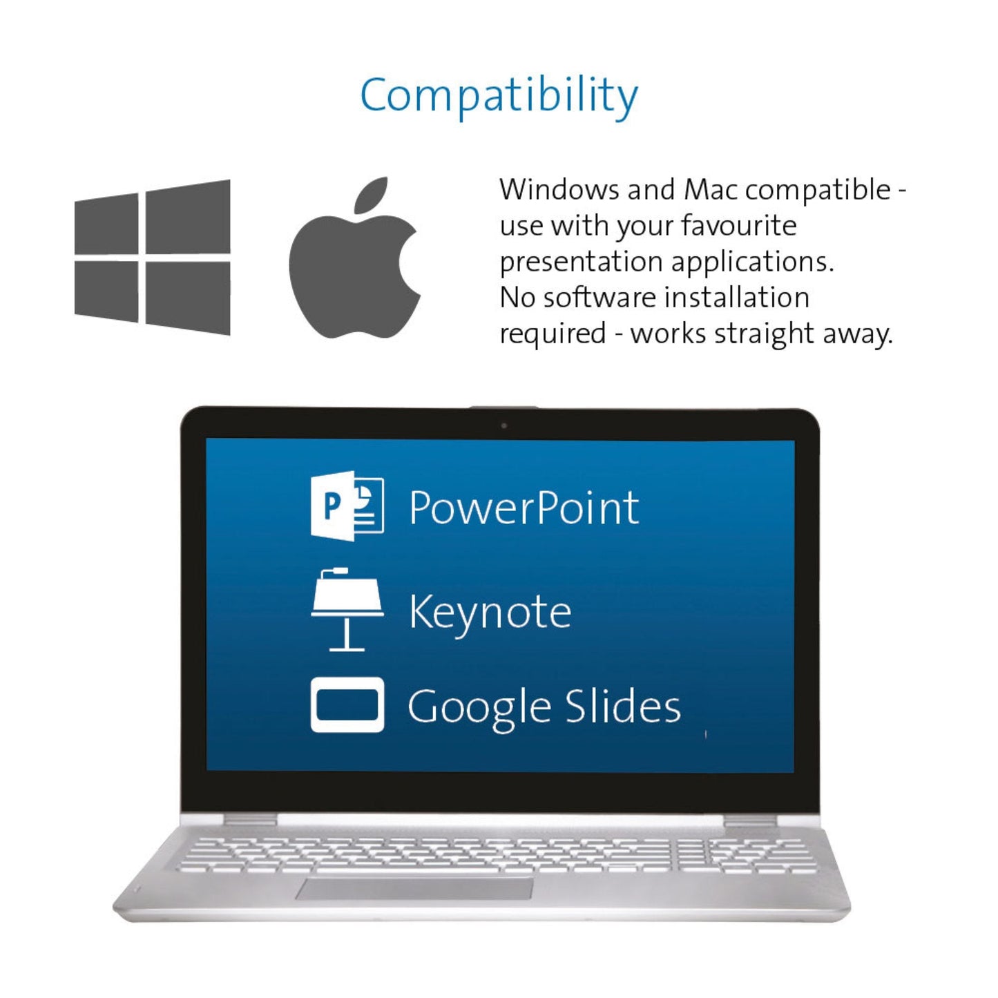 Kensington Wireless Presenter Remote with Red Laser K33374EU