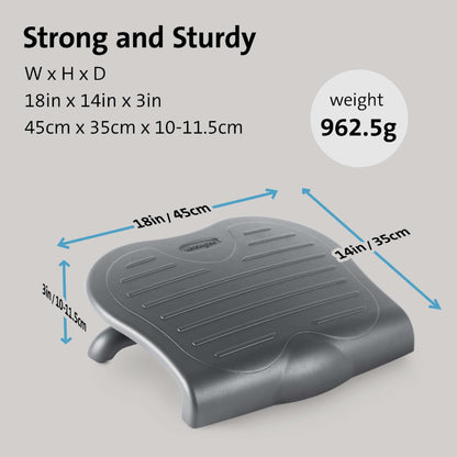 Kensington SoleSaver Foot Rest Adjustable Grey 56152