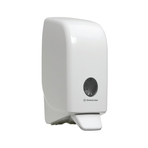 Aquarius Manual Hand Cleanser Dispenser for 1L Refills White 6948