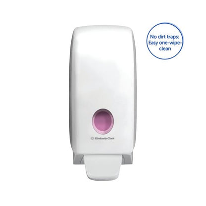 Aquarius Manual Hand Cleanser Dispenser for 1L Refills White 6948