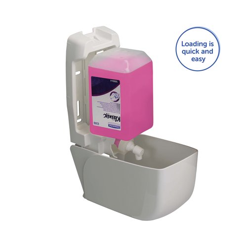 Aquarius Manual Hand Cleanser Dispenser for 1L Refills White 6948