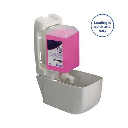 Aquarius Manual Hand Cleanser Dispenser for 1L Refills White 6948