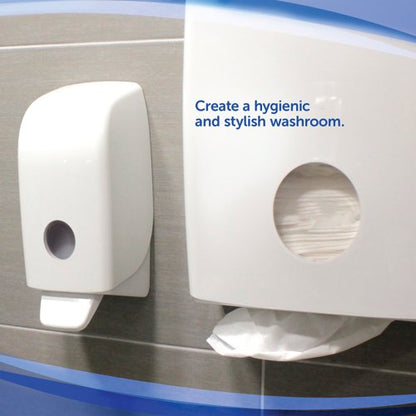Aquarius Manual Hand Cleanser Dispenser for 1L Refills White 6948