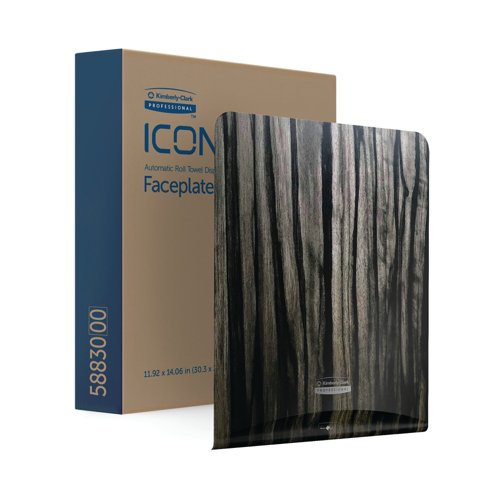 Kimberly Clark ICON Faceplate for Auto Hand Towel Disp Ebony 58830