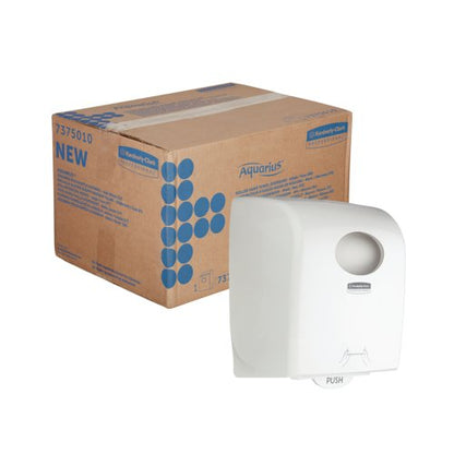 Aquarius Rolled Hand Paper Towel Dispenser White 7375