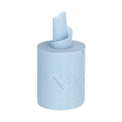 Wypall L10 Food and Hygiene Paper Roll 1-Ply x430 Blue Pack of 6 6223