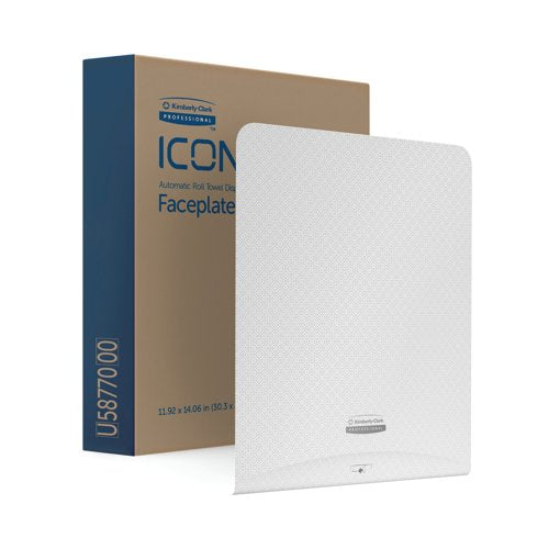 Kimberly Clark ICON Faceplate for Auto Hand Towel Disp White 58770