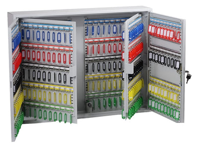Phoenix Commercial Key Cabinet 400 Hook Key Lock Light Grey KC0606K