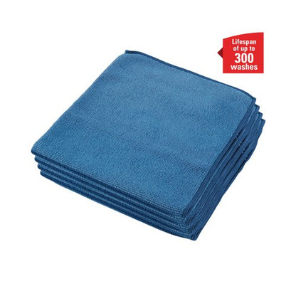Wypall Microfibre Cloths 400x400mm Blue Pack of 6 8395