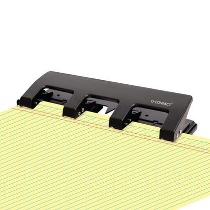 Q-Connect 4 Hole Punch Black KF01238
