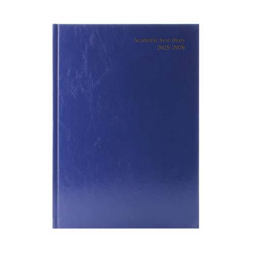 5 Star Academic Diary Week To View A5 Blue 2025-2026 KF3A5ABU25