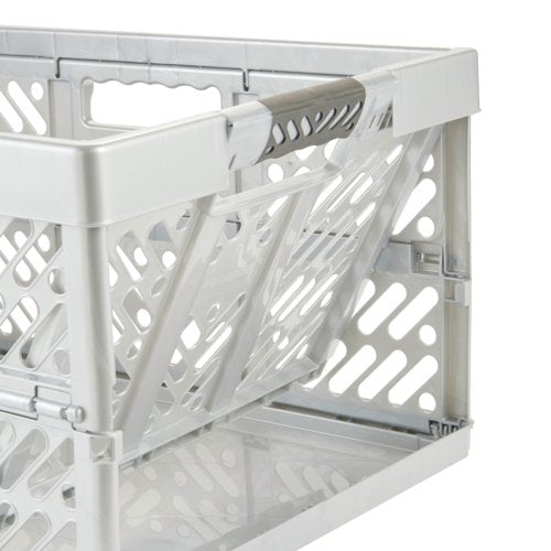 Keeeper Ultra Tough Ben Folding Crate 45 Litre Silver 10297
