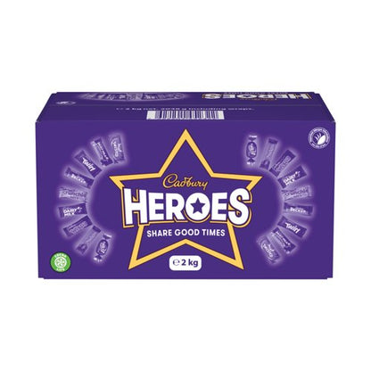 Cadbury Heroes Chocolates Bulk Share Box 2kg