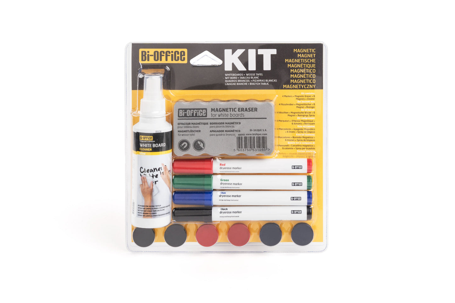 Bi-Office Magnetic Board Accessory Kit - KT1010