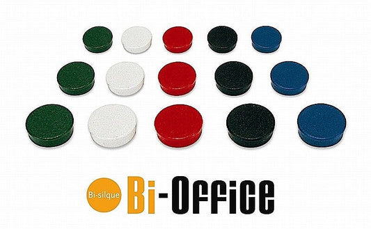 Bi-Office Round Magnets 20mm Assorted PK10