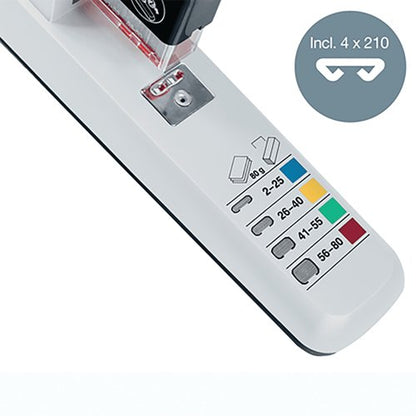 Leitz Heavy Duty Stapler White/Grey 55510084