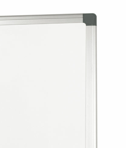 Bi-Office Maya Gridded Double Sided Non Magnetic Whiteboard Melamine Aluminium Frame 600x450mm - MA0221170