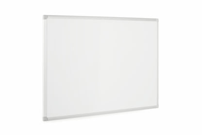 Bi-Office Earth-It Non Magnetic Melamine Whiteboard Aluminium Frame 2400x1200mm - MA2100790