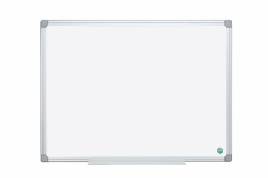 Bi-Office Earth-It Non Magnetic Melamine Whiteboard Aluminium Frame 1800x1200mm - MA2700790