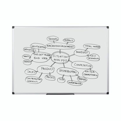 Bi-Office Drywipe Board 120x120cmAluminium Frame MA3812170