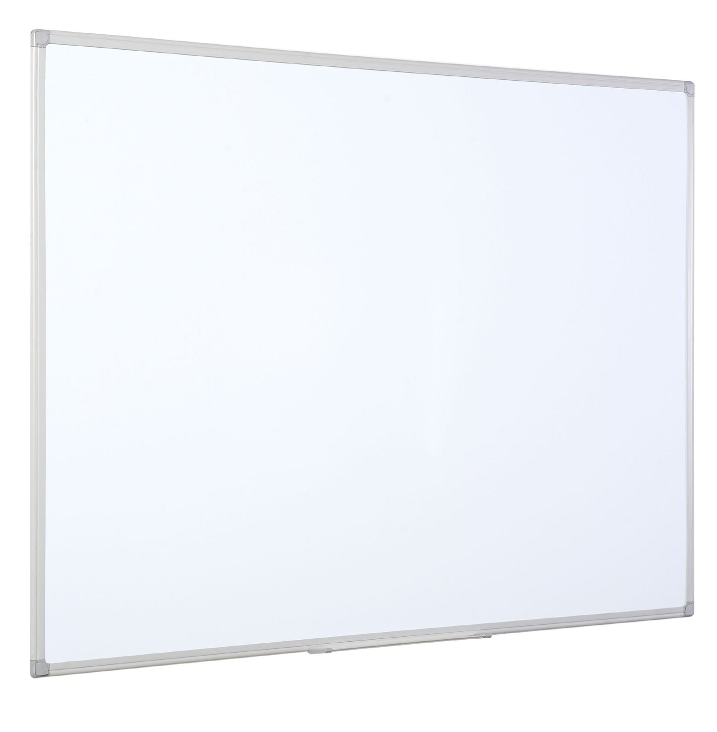 Bi-Office Maya Non Magnetic Melamine Whiteboard Grey Plastic Frame 600x450mm - MB0412186