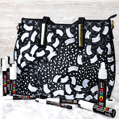 Posca Uni Posca Paint Marker Set 8 Nib Sizes White (Pack of 8) 153544531
