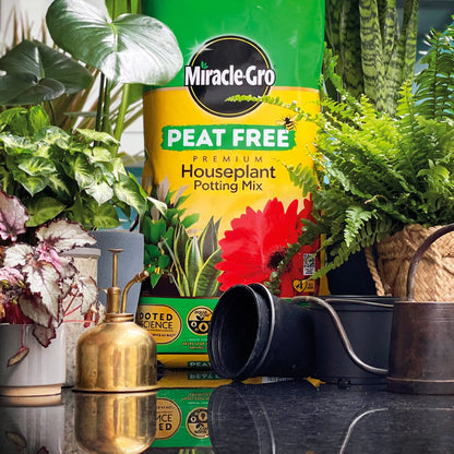 Miracle-Gro Premium Peat-Free Houseplant Potting Mix, 10L