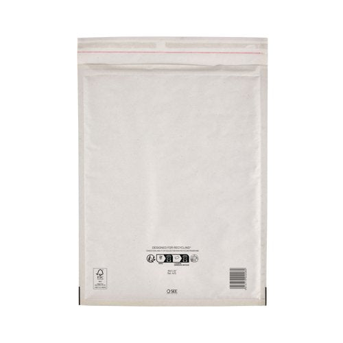 Sealed Air Bubble Lined Postal Bag White 270x360mm MLW H/5 (Pack of 50) 103005503