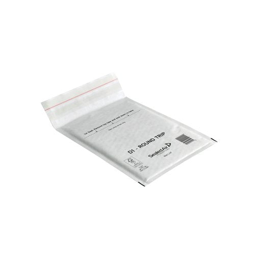 Sealed Air Round Trip Padded Mailer D1 180x260mm White (Pack of 100) 100935833