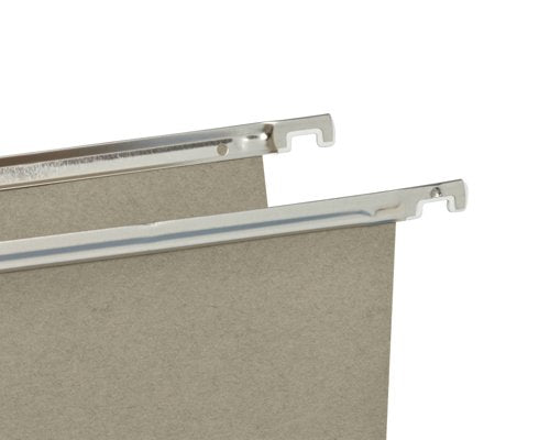Rexel Multifile Suspension File V Base 15mm Foolscap Green (Pack of 50) 78008