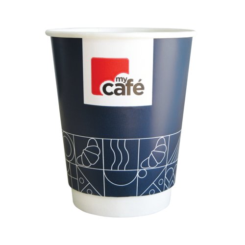 MyCafe Double Wall Hot Cups 8oz Pack of 500 MYC77610