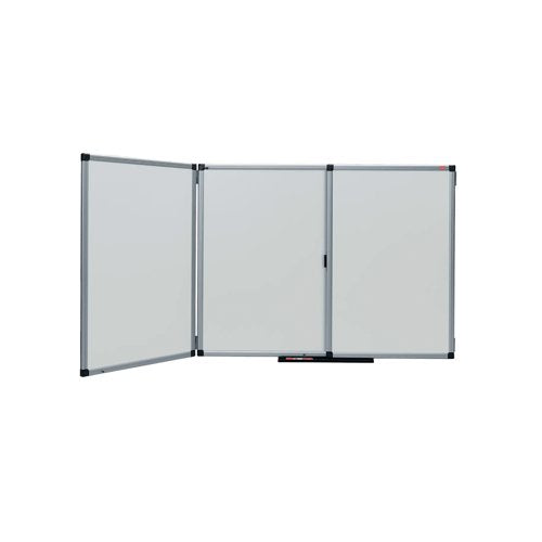 Nobo Steel Folding Whiteboard White 1200x25x900mm