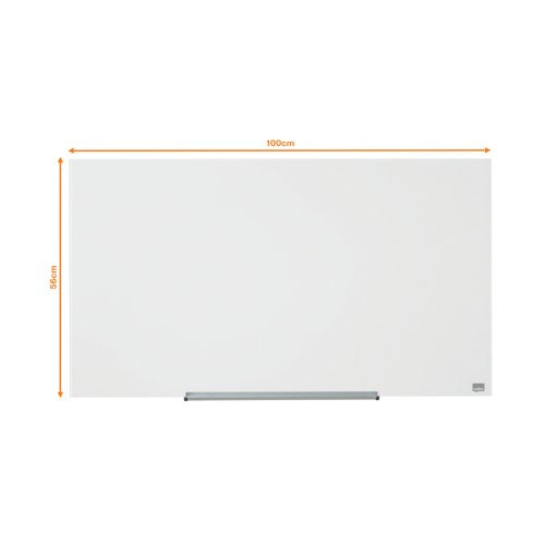 Nobo Impression Pro Glass Magnetic Whiteboard 1000 x 560mm 1905176