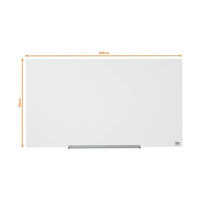 Nobo Impression Pro Glass Magnetic Whiteboard 1000 x 560mm 1905176