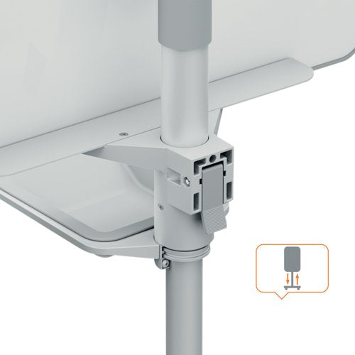 Nobo Move Meet Mobile Magnetic Flipchart Easel 680x1040mm 1915644