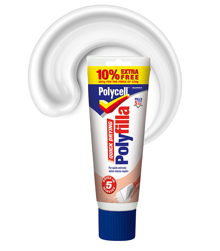 Polyfilla Quick Drying Filler | 1 x 330ml Tube