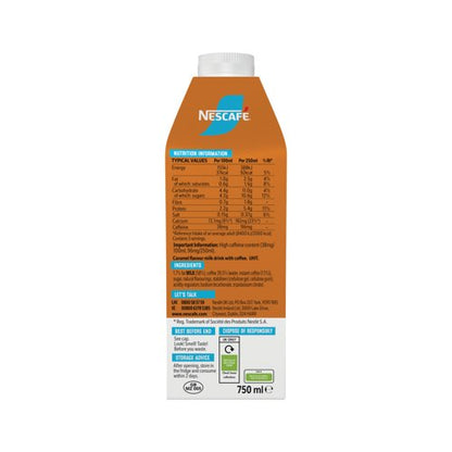 Nescafe Iced Caramel Latte Ready To Drink 750ml (Pack of 6) 12626386