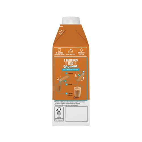 Nescafe Iced Caramel Latte Ready To Drink 750ml (Pack of 6) 12626386