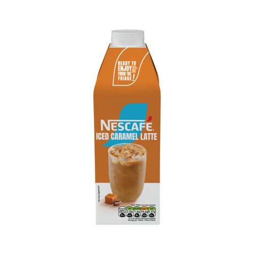 Nescafe Iced Caramel Latte Ready To Drink 750ml (Pack of 6) 12626386