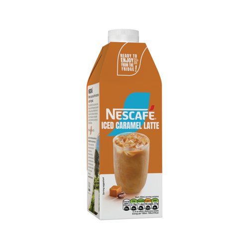 Nescafe Iced Caramel Latte Ready To Drink 750ml (Pack of 6) 12626386