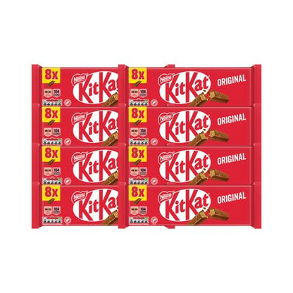 Nestle KitKat 2 Finger Milk Chocolate Bar Pack of 8 12602051