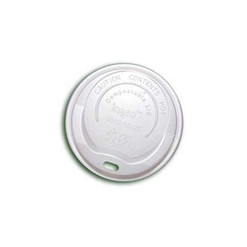 Belgravia Disposables 8oz Biodegradable Sip Through White Lids (50's) - UK BUSINESS SUPPLIES